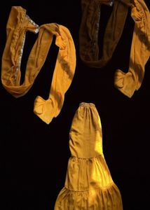 mustard colour sharara set .