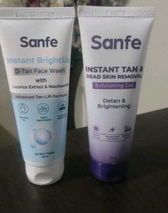 Sanfe Instant BrightUp Face Wash & Exfoliating Gel