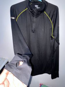 HRX Black Athletic Pullover
