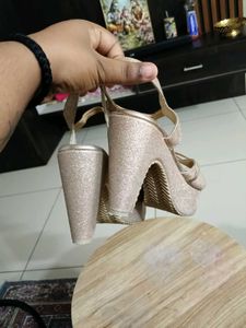 Sparkling Wedge Heels