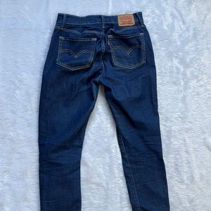 Classic Dark Wash Denim Jeans