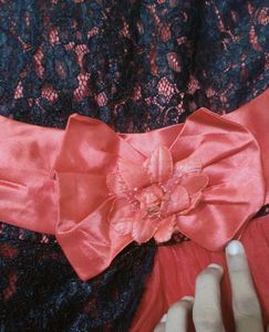 Beautiful red gown for kids