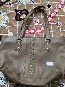 Stylish Taupe Tote Bag