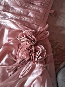 Pink Satin Cocktail Dress