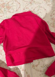 brand new - Chic Pink Cropped Top &amp; Jeans
