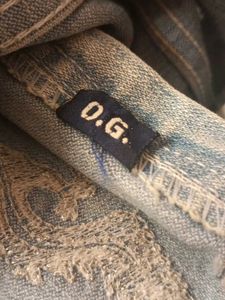 Light Wash Embroidered Jeans