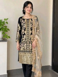Elegant Embroidered Kurta Set