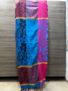 Vibrant Patchwork Shawl as Dupatta