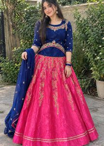Elegant Embroidered Lehenga Choli Set