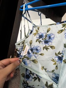 Cute Floral Print Mini Dress