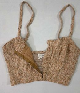 Pinteresty Floral Print Crop Top