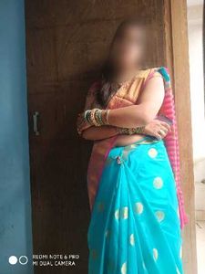 Elegant Blue &amp; Pink Saree