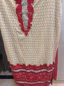 Semi stitched Embroidered Kurta
