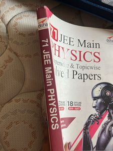 DISHA 71 JEE Main Physics Solved Topicwise Papers