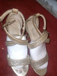 Sparkly Gold heels &amp; Sandals