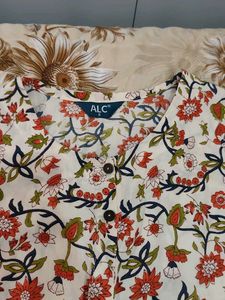 Floral Print Kurta with palazzo pants