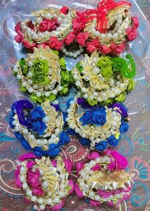 Handmade Flower Bracelet With Ring