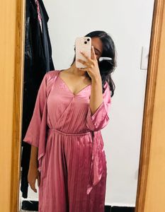 Elegant Rose Gold Jumpsuit