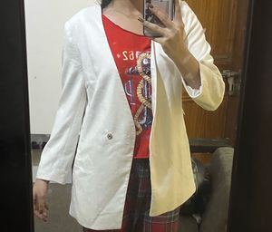 Chic Cream Blazer Jacket
