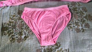 Pink Bra and Panty Set