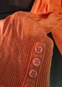 Orange Cardigan