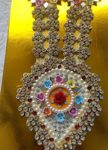 fancy dulha haar and god idols necklace. takpath m