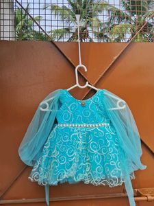 Blueberry Baby Party Dress