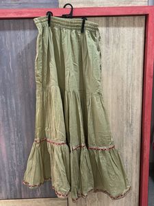 Beautiful Olive Green Palazzo Pants