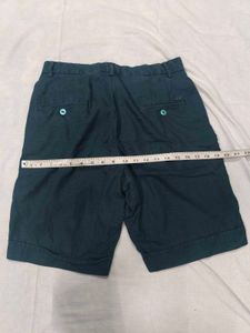 Men's Dark Blue Lyocell Chino Shorts