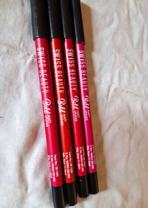 Swiss Beauty bold matt Lip Liners - 4 Pack