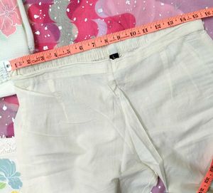 branded White suit dupatta and pant set