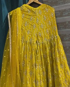 Yellow Haldi Sharara Set