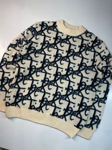 Dior Designer Monogram Knit Sweater