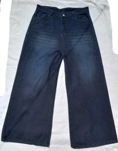 Classic Wide Leg  Dark Wash Jeans