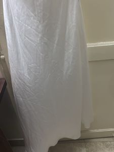 ZARA white dress with silver bows