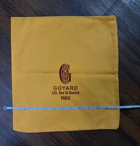 Goyard Dust Bag - Mustard Yellow