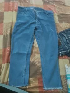 Light Blue Distressed Jeans