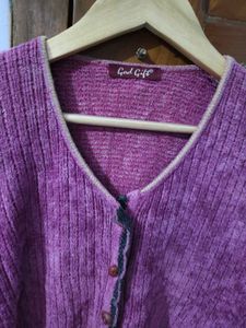 Cozy Pink Cardigan