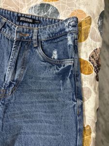 sassafras Stylish Blue Wide Leg Jeans