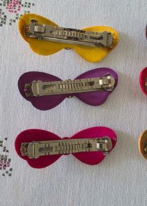 Set of 6 Bow Hair Clips