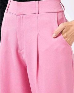 Pink Wide Leg Pants