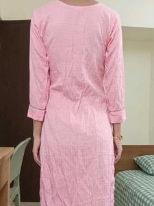 SALE❗peach embroidery festive kurta