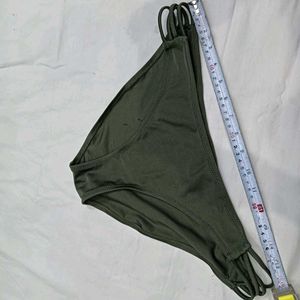 🪔 Olive Green Strappy Bikini Bottom