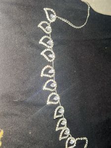 Sparkling Leaf Chain Body Jewelry