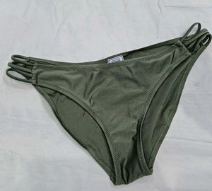 🪔 Olive Green Strappy Bikini Bottom