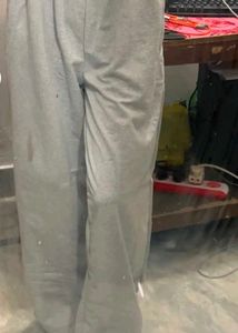 Grey Wide Leg Sweatpants