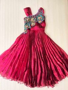 Stunning Embellished One-Shoulder Gown