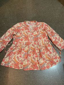 Pink short kurti