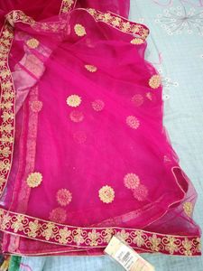 Beautiful Bridal Velvet Lahnga