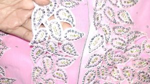 Elegant Pink Saree with Blouse